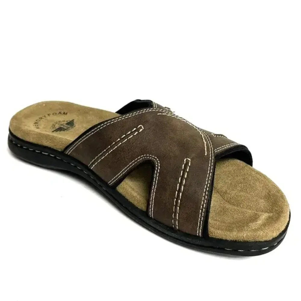 Dockers Mens Sunland Sandal Brown Size 12Wide